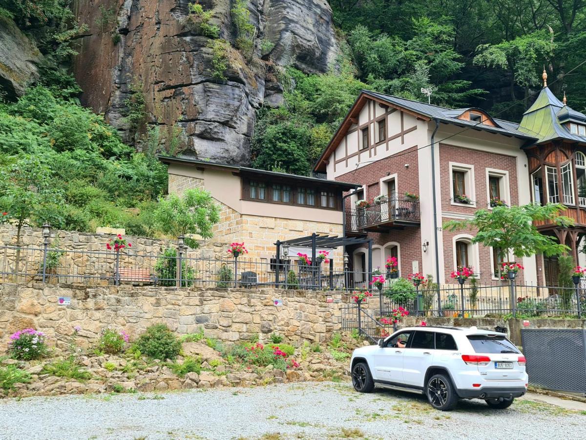Ferienwohnung Labsky Dvur Hřensko Exterior foto