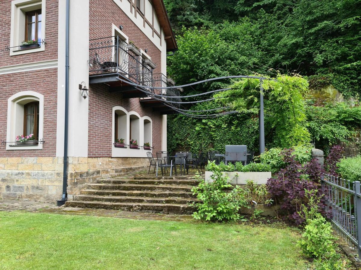 Ferienwohnung Labsky Dvur Hřensko Exterior foto